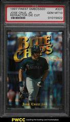 Jose Cruz Jr. [Die Cut Refractor] #337 Baseball Cards 1997 Finest Embossed Prices