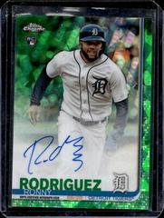 Ronny Rodriguez [Green Refractor] #RR Baseball Cards 2019 Topps Chrome Sapphire Rookie Autographs Prices
