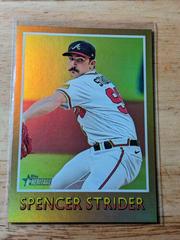 Spencer Strider [Gold Foil] #75BS-17 Baseball Cards 2024 Topps Heritage Baseball Sensation Prices