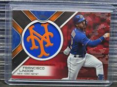 Francisco Lindor [Red] #POTP-FL Baseball Cards 2023 Topps Patchwork of the Past Commemorative Patch Prices