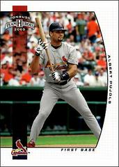 Albert Pujols #291 Baseball Cards 2005 Donruss Team Heroes Prices