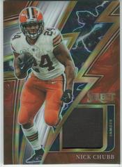 Nick Chubb [White] #SP-17 Football Cards 2022 Panini Select Sparks Relics Prices