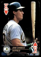 Jose Canseco [Aces King of Hearts] Baseball Cards 1992 U.S. Playing Card Aces Prices