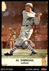 Al Simmons Baseball Cards 1961 Golden Press Prices