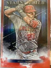 Mike Trout [Red] Baseball Cards 2022 Topps Stars of MLB Prices