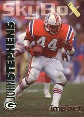 John Stephens [Colors] #117 Football Cards 1993 Skybox Impact Prices