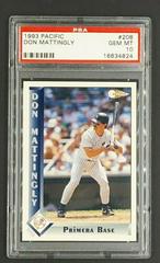 Don Mattingly #208 Baseball Cards 1993 Pacific Spanish Prices