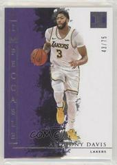 Anthony Davis [Silver] #79 Basketball Cards 2019 Panini Impeccable Prices