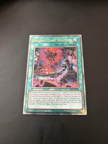 Yu-Gi-Oh Secret Rare store Pressured Planet Wraitsoth