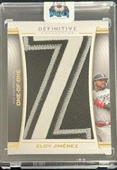 Eloy Jimenez Baseball Cards 2023 Topps Definitive Nameplate Collection Prices
