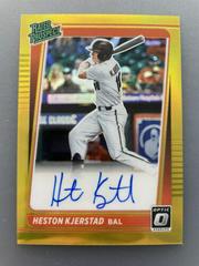 Heston Kjerstad [Gold] Baseball Cards 2021 Panini Donruss Optic Rated Prospect Signatures Prices