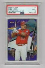 Mike Trout [Purple Refractor] #1 Baseball Cards 2020 Topps Finest Prices