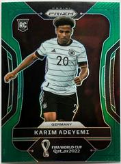 Karim Adeyemi [Green] #111 Soccer Cards 2022 Panini Prizm World Cup Prices