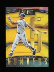 George Brett [Gold] #SN3 Baseball Cards 2023 Panini Select Numbers Prices