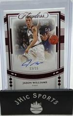 Jason Williams [Ruby] #4 Basketball Cards 2022 Panini Flawless Draft Gem Signature Prices