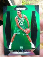 Jayson Tatum [Green Prizm] #16 Basketball Cards 2017 Panini Prizm Prices
