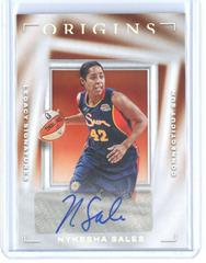 Nykesha Sales #LS-NSL Basketball Cards 2023 Panini Origins WNBA Legacy Signatures Prices