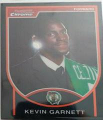 Kevin Garnett [Black Refractor] Basketball Cards 2007 Bowman Chrome Prices