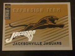 Jacksonville Jaguars Logo [Silver] #380 Football Cards 1994 Collector's Choice Prices