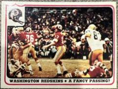 Washington Redskins [A Fancy Passing] #55 Football Cards 1976 Fleer Team Action Prices