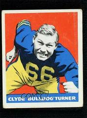 Bulldog Turner [Red Background] Football Cards 1948 Leaf Prices