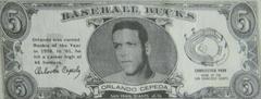 Orlando Cepeda Baseball Cards 1962 Topps Bucks Prices
