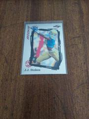 J.J. Stokes [Red Siege Artist's Proofs] Football Cards 1995 Panini Score Prices