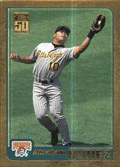 abraham nunez #568 Baseball Cards 2001 Topps Gold Prices