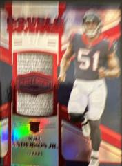 Will Anderson Jr. [Red] #DC-3 Football Cards 2023 Panini Plates and Patches Double Coverage Prices
