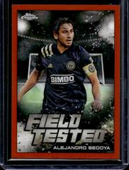Alejandro Bedoya [Orange] #FT-14 Soccer Cards 2022 Topps Chrome MLS Field Tested Prices
