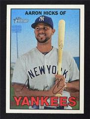 Aaron Hicks Baseball Cards 2016 Topps Heritage Prices