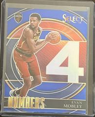 Evan Mobley [Blue Prizm] Basketball Cards 2021 Panini Select Numbers Prices