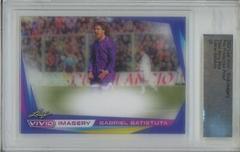 Gabriel Batistuta [Navy Blue] #VI-GB1 Soccer Cards 2022 Leaf Vivid Imagery Prices