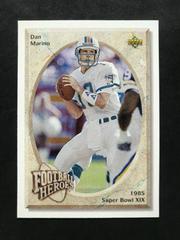Dan Marino [1985 Super Bowl XIX] #31 Football Cards 1992 Upper Deck Heroes Prices