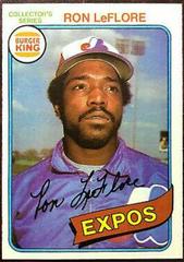 Ron LeFlore Baseball Cards 1980 Burger King Pitch, Hit & Run Prices