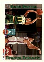 Dana Barros, Drazen Petrovic #321 Basketball Cards 1992 Hoops Prices