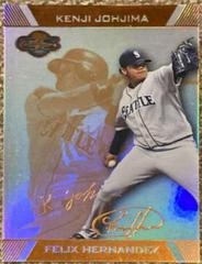 Felix Hernandez, Kenji Johjima [Silver Red] Baseball Cards 2007 Topps CO Signers Prices