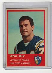 Ron Mix #73 Football Cards 1963 Fleer Prices