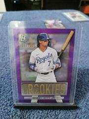 Bobby Witt Jr. [Purple] Baseball Cards 2022 Bowman Platinum Renowned Rookies Prices