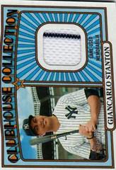 Giancarlo Stanton Baseball Cards 2021 Topps Heritage Clubhouse Collection Relics Prices