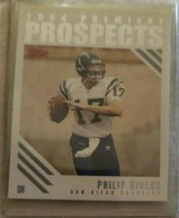 Philip Rivers #PP15 Football Cards 2004 Topps Premiere Prospects Prices