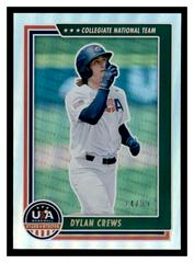 Dylan Crews [Hobby Longevity Holo Gold] #6 Baseball Cards 2022 Panini Stars & Stripes USA Prices