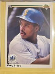 Greg Briley Baseball Cards 1990 Upper Deck Prices