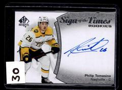 Philip Tomasino Hockey Cards 2021 SP Authentic Sign of the Times Rookies Autographs Prices