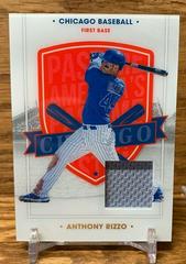 Anthony Rizzo Baseball Cards 2021 Panini Chronicles America's Pastime Prices