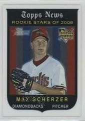 Max Scherzer Baseball Cards 2008 Topps Heritage Chrome Prices