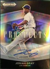 Josiah Gray [Autograph Silver Prizm] Baseball Cards 2021 Panini Prizm Draft Picks Prospects Prices
