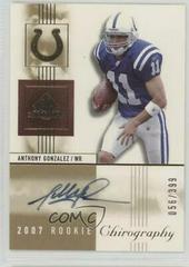 Anthony Gonzalez [Autograph] #108 Football Cards 2007 SP Chirography Prices