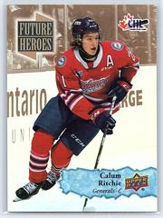 Calum Ritchie #FH-7 Hockey Cards 2022 Upper Deck CHL Future Heroes Prices