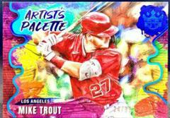 Mike Trout [Blue] Baseball Cards 2022 Panini Diamond Kings Artist's Palette Prices